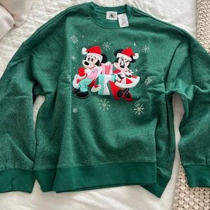 Disney Parks Christmas Holiday Sweatshirt